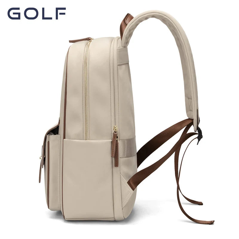 GOLF Backpack for Women 2024 New Oxford Cloth Large Capacity Business Computer Backpack and School Bag for Female Students